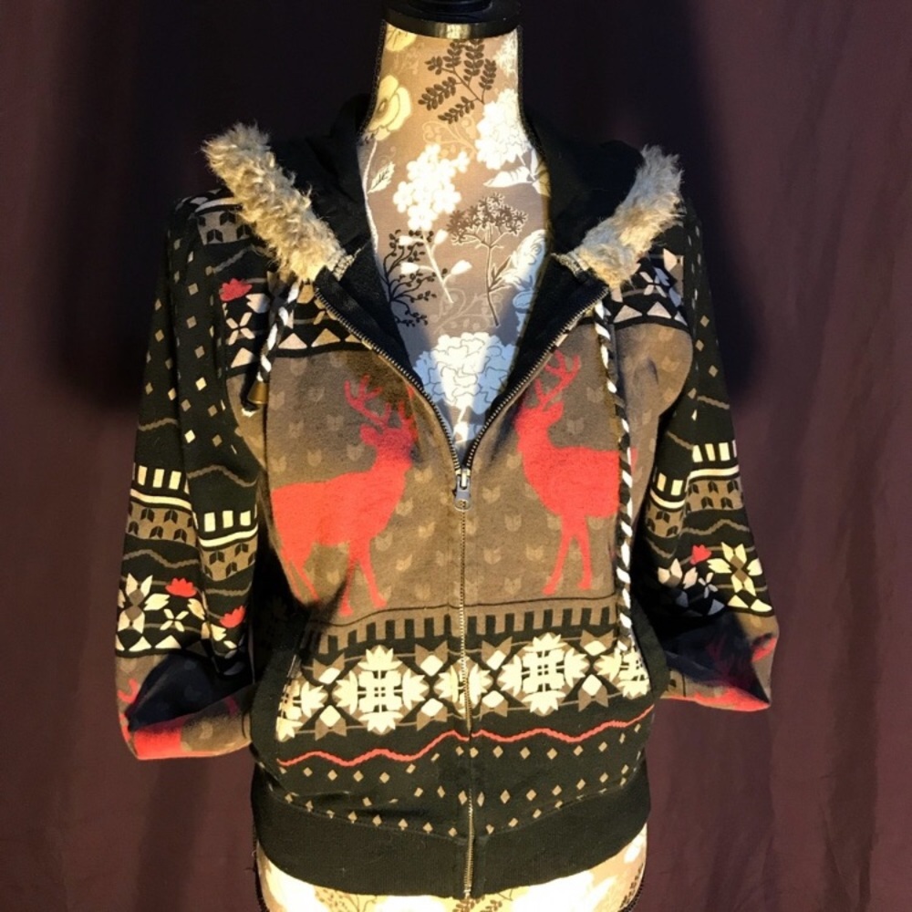Cozy fall zip up hoodie